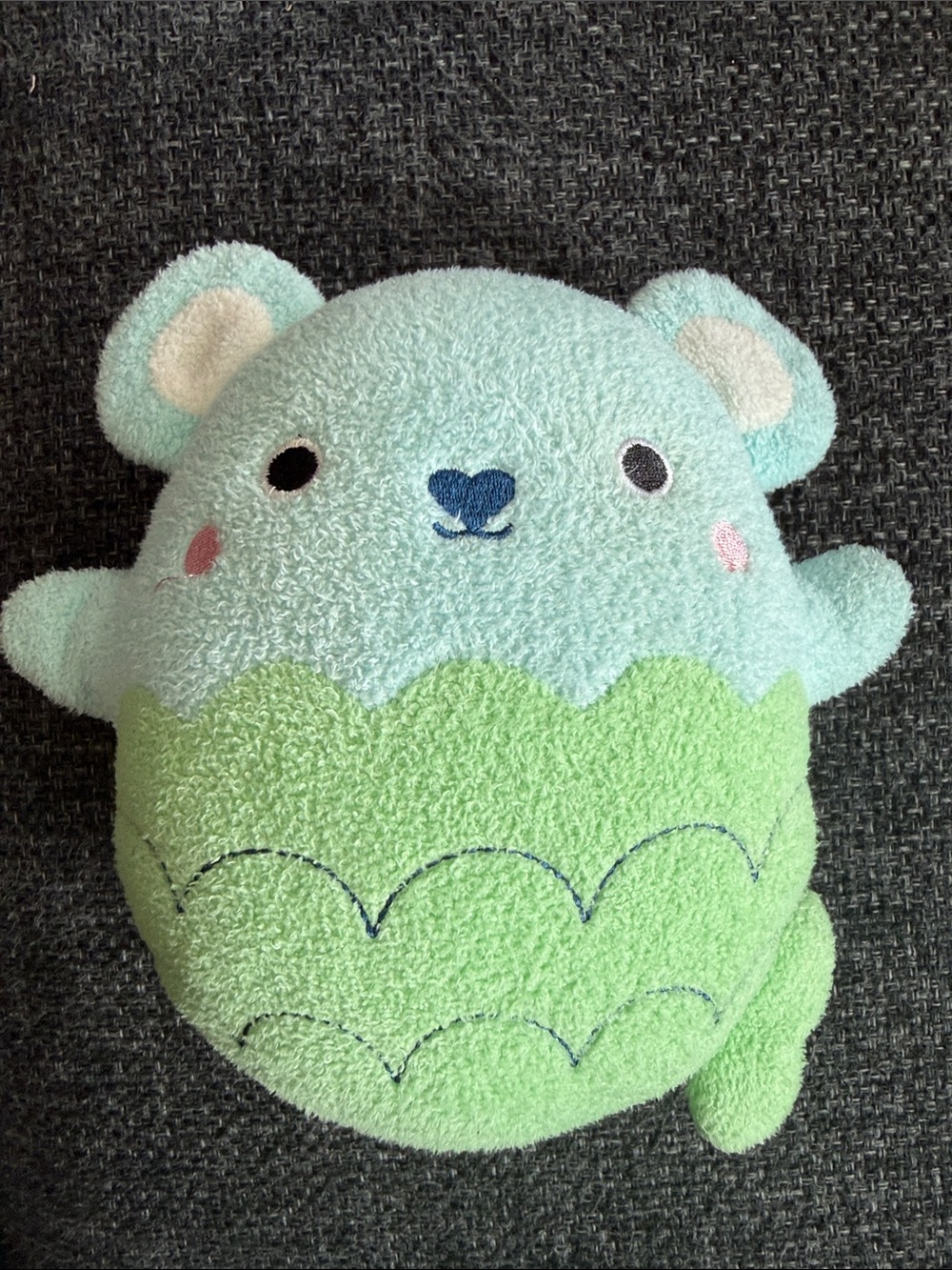 Noodoll Aqua & Light Green Koala Mermaid Plush
